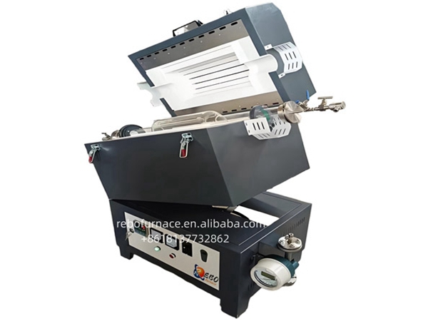 1200C Big belly rotary tube furnace